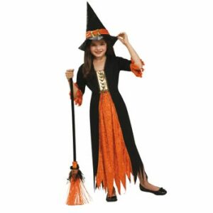 Costum catifea Vrajitoare clasica pentru fete