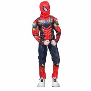 Costum cu muschi Iron Spiderman, pentru baieti