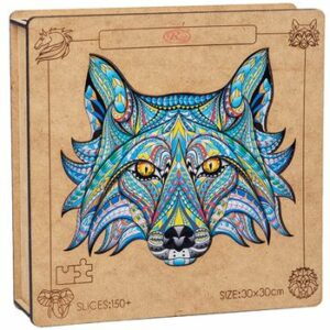 Puzzle Jigsaw din lemn, multicolor, 151 piese, 30x30, WD 7020-C