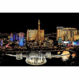 Set pictura Interactiva Razuibila - "Las Vegas" - 40.5x28.5 cm