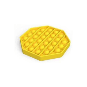 Jucarie Senzoriala Antistres Pop It Now Forma Octagonala OEM OM17640_Galben