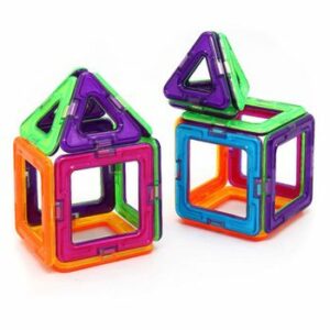Set Piese Magnetice de construit, 51 piese