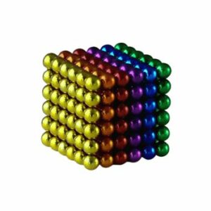 Joc de indemanare, bile magnetice, 216 bucati, multicolor