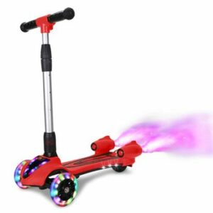 Trotineta Racheta pliabila cu faruri, muzica, abur si bluetooth, ABEC7, PU, PC621