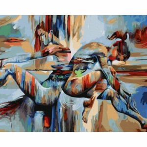 Set pictura pe numere " Femeia Fantastica " - 40x50 cm