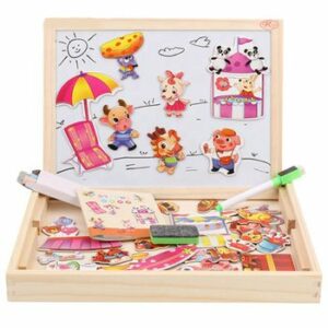 Tablita magnetica cu 2 fete si accesorii, WD 5506