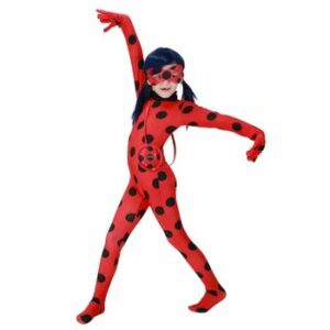Costum clasic Buburuza Miraculoasa Ladybug, pentru fata
