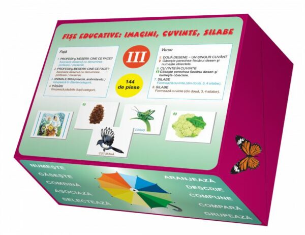 Fi?s?e educative: imagini, cuvinte, silabe (III) - Hardcover - Ala Bujor - Epigraf