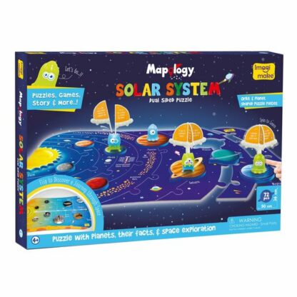 Puzzle cu doua fete - Sistemul Solar - ***