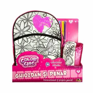 Set Ghiozdan si penar Color Chic