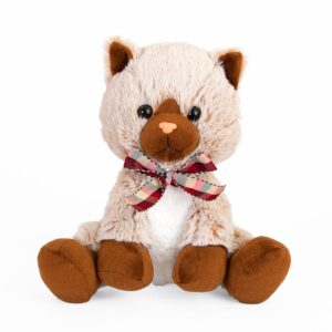 Jucarie de plus Noriel, Pisica, Bej, 24 cm