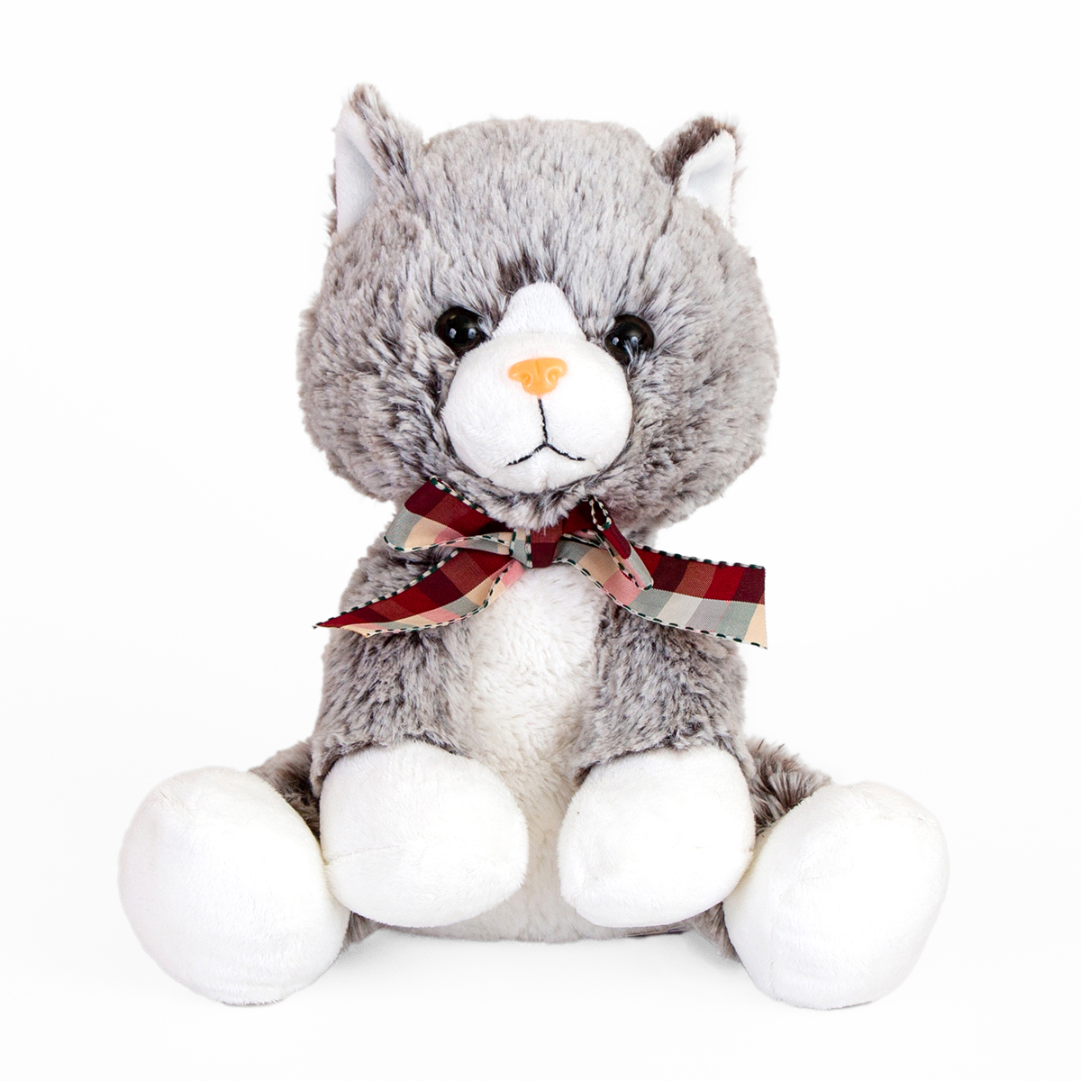 Jucarie de plus Noriel, Pisica, Gri, 24 cm 1 Jucarie de plus Noriel, Pisica, Gri, 24 cm