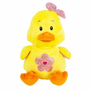 Jucarie de plus Noriel, Ratusca cu Stea Roz, 27 cm