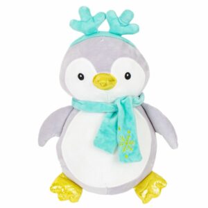 Jucarie de plus, Noriel Plush, Pinguin cu coronita, 38 cm