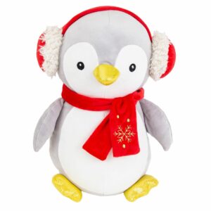 Jucarie de plus, Noriel Plush, Pinguin cu casti, 38 cm