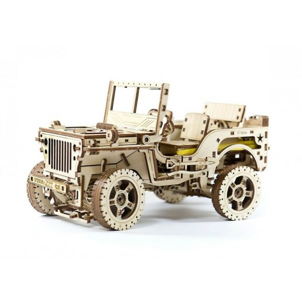 jeep willys mb 4x4 puzzle 3d mecanic