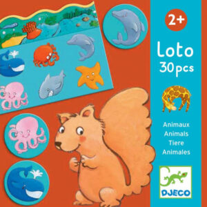Joc asociativ, de clasificare cu animale Loto