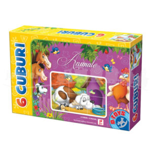 Cuburi cu animale, 6 piese