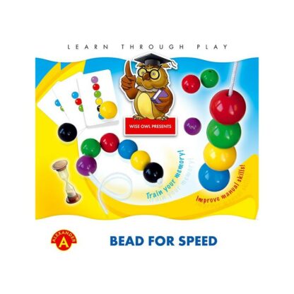 joc educativ margele jumbo de insirat bead for speed alexander games 3