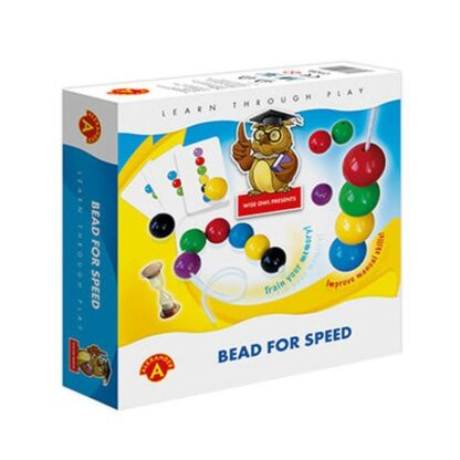 joc educativ margele jumbo de insirat bead for speed alexander games