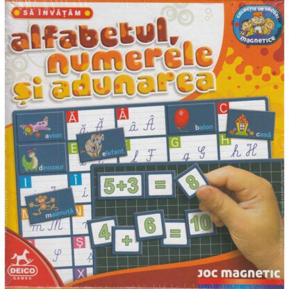 joc magnetic sa invatam alfabetul numerele si adunarea 1 14699 1094