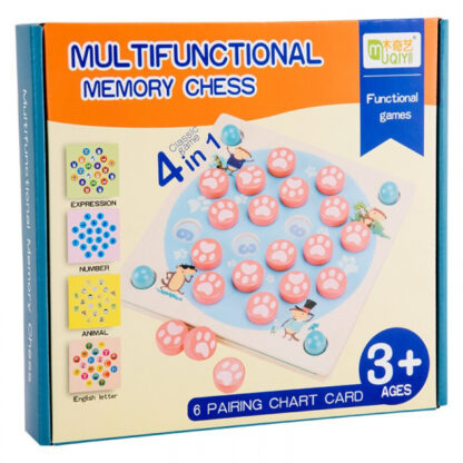 joc memorie 4 in 1 multifunctional memory chess 11212 7626