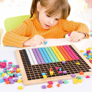 Joc Puzzle Mozaic din Lemn