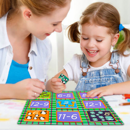 joc puzzle educativ invata adunare scadere si matematica 2869 5818