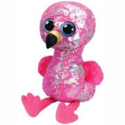 jucarie de plus ty beanie boos flamingo cu paiete 42 cm roz 01