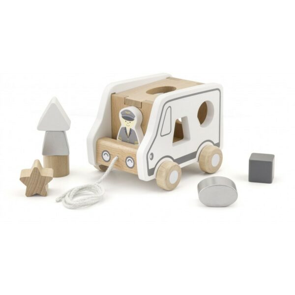 Jucarie de tras/impins - Camionul sortator, PolarB Viga - imagine 2