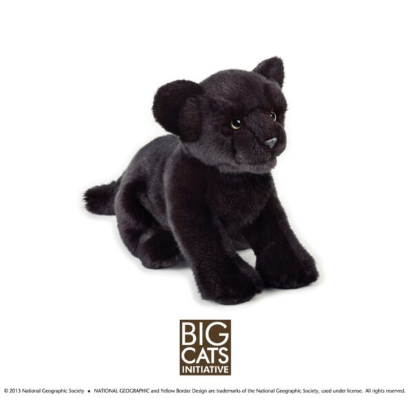 Jucarie din plus National Geographic Pantera neagra 25 cm