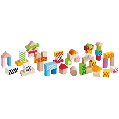 jucarie eichhorn cuburi in galetusa wooden blocks 50 piese 1