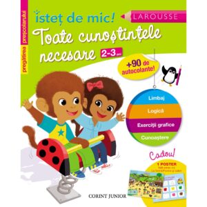 Carte Editura Corint, Istet de mic! Pregatirea prescolarului. Toate cunostintele necesare, 2-3 ani