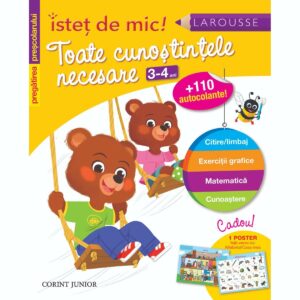Carte Editura Corint, Istet de mic! Pregatirea prescolarului. Toate cunostintele necesare 3-4 ani, Guy Blandino