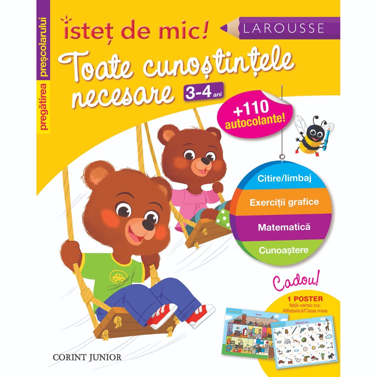 Carte Editura Corint, Istet de mic! Pregatirea prescolarului. Toate cunostintele necesare 3-4 ani, Guy Blandino