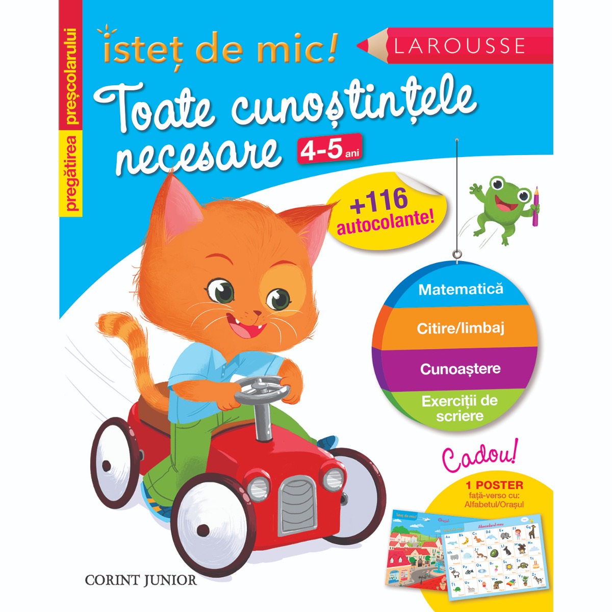 Carte Editura Corint, Istet de mic! Pregatirea prescolarului. Toate cunostintele necesare 4-5 ani, Guy Blandino