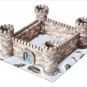 Kit constructie caramizi Wise Elk Castelul Cuib de Vulturi 870 piese reutilizabile