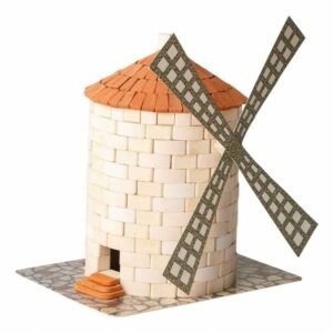 Kit constructie caramizi Wise Moara de vant 430 piese reutilizabile