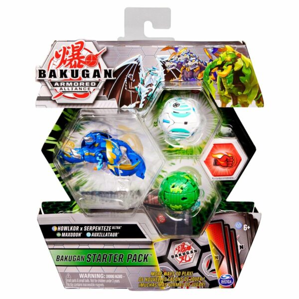 Set Bakugan Armored Alliance, Howlkor x Serpenteze Ultra, Maxodon, Auxillataur 20125409