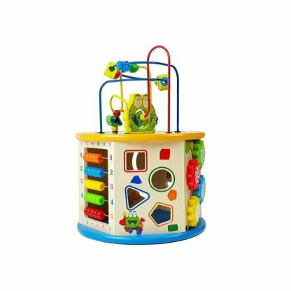 lean toys cub din lemn cu activitati 1160915 4