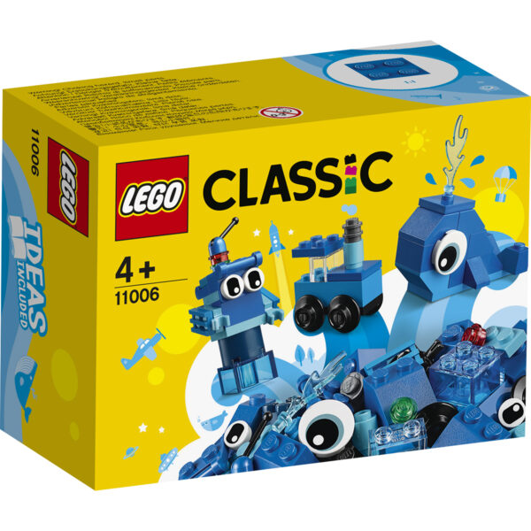 lg11006 001w lego classic caramizi creative albastre 11006