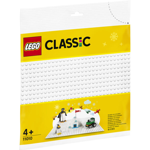 lg11010 001w lego classic placa de baza alba 11010