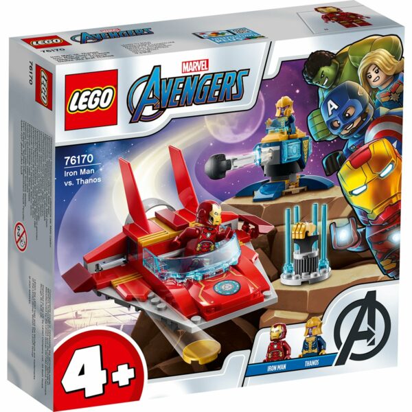 lg76170 001w lego marvel avengers iron man contra thanos 76170