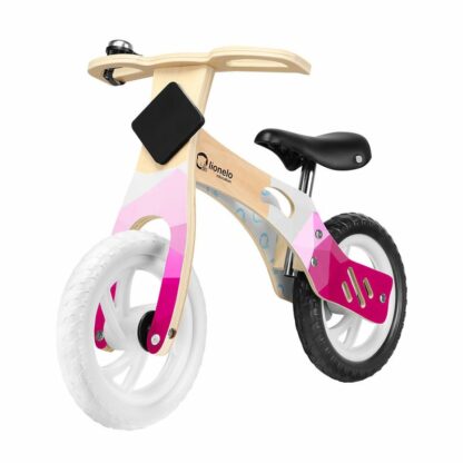 lionelo bicicleta din lemn fara pedale willy bubblegum 889994 4