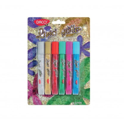 lipici glitter set 6 daco lg106 16709 2716