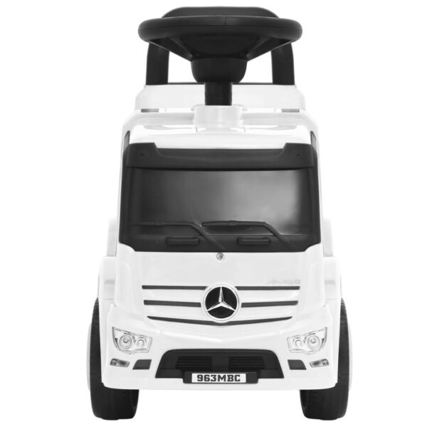 Masinuta pentru pasi Mercedes-Benz, alba - imagine 4