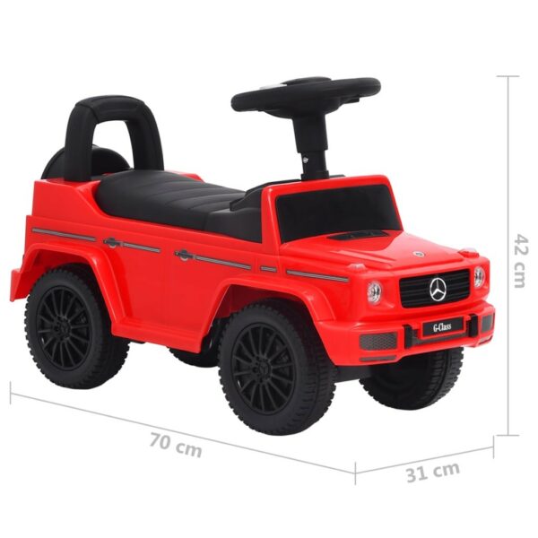 Masinuta pentru pasi Mercedes-Benz G63, rosu - imagine 8