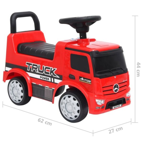 Masinuta pentru pasi Mercedes-Benz, rosie - imagine 7