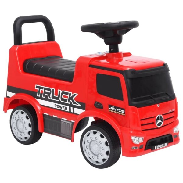 Masinuta pentru pasi Mercedes-Benz, rosie