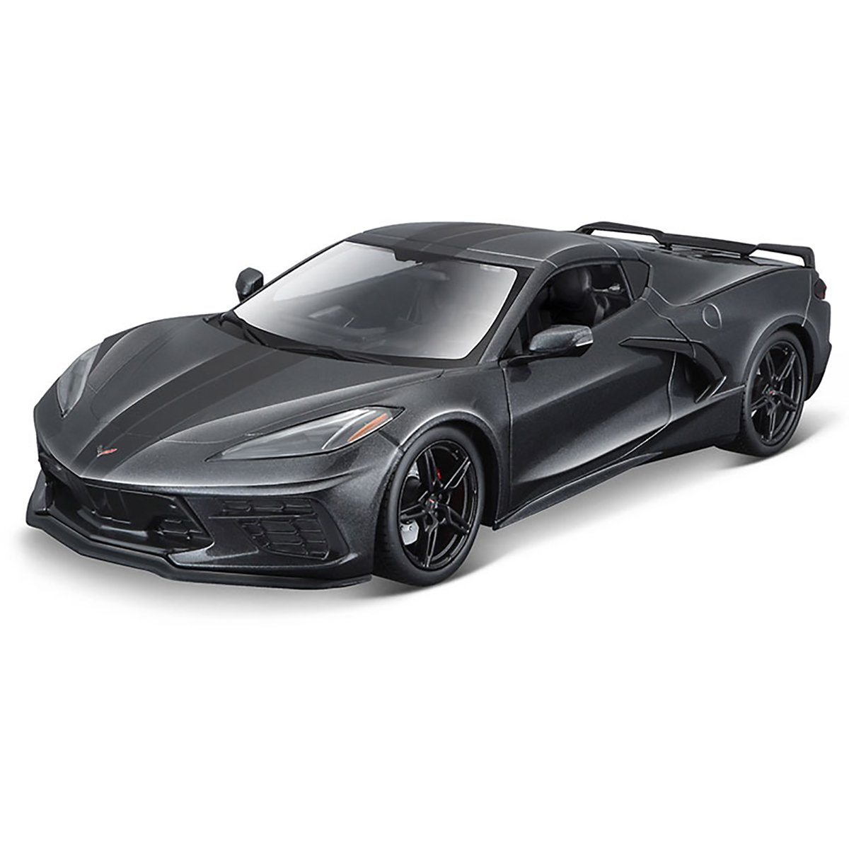 Masinuta Maisto Chevrolet Corvette Stingray Coupe 2020, 1:18, Gri 1 Masinuta Maisto Chevrolet Corvette Stingray Coupe 2020, 1:18, Gri